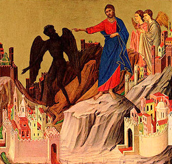 Jesus Tempted in the Desert icon