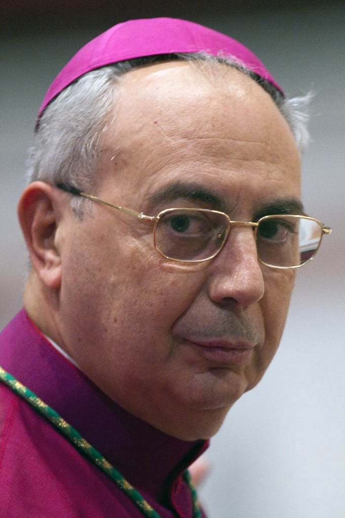 File photo of Archbishop Dominique Mamberti, who was one of 20 new cardinals named by Pope Francis