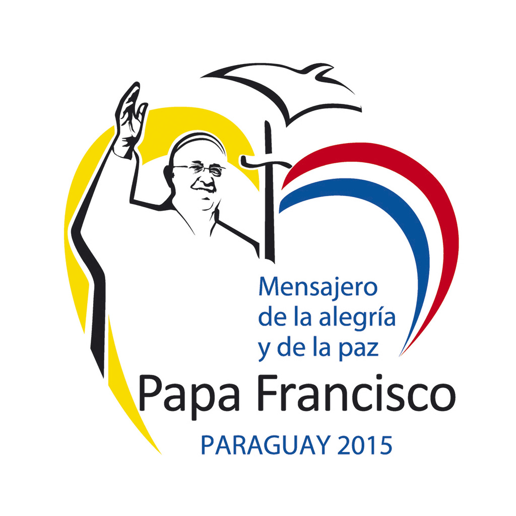 This is the official logo for the July 10-12 visit of Pope Francis to Paraguay. 