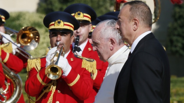 教宗會見阿塞拜疆政治當局