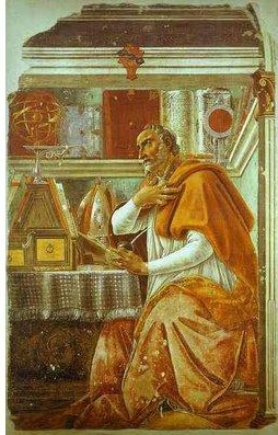 St. Augustine of Hippo, a great doctor of the Church and a saintly hero to Pope Benedict XVI