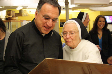 Fr. Thomas Rosica, C.S.B. with Sr. Marie Vianney