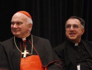 Cardinal Foley and Fr. Rosica at International Catholic Media Convention, Toronto, May 2008.