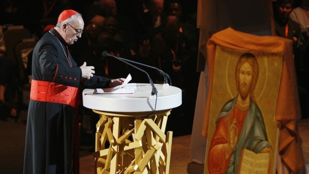CARDINAL OF BUENOS AIRES DELIVERS CATECHESIS AT EUCHARISTIC CONGRESS
