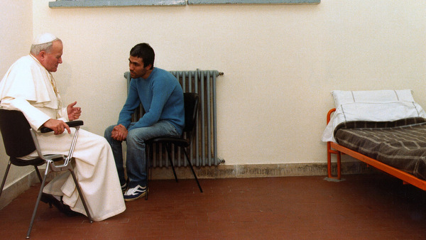 JOHN PAUL II VISITS ASSAILANT AGCA IN PRISON IN 1983