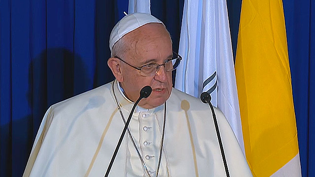 Pope Francis at chief Rabbis
