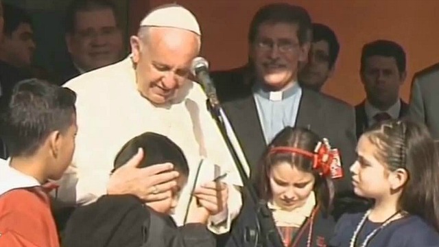 Pope_Paraguay_Children