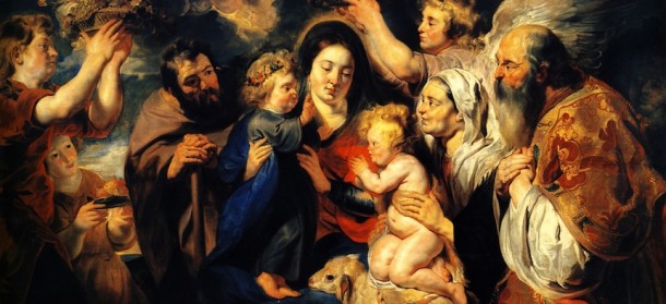 Holy Family & John the Baptist sm