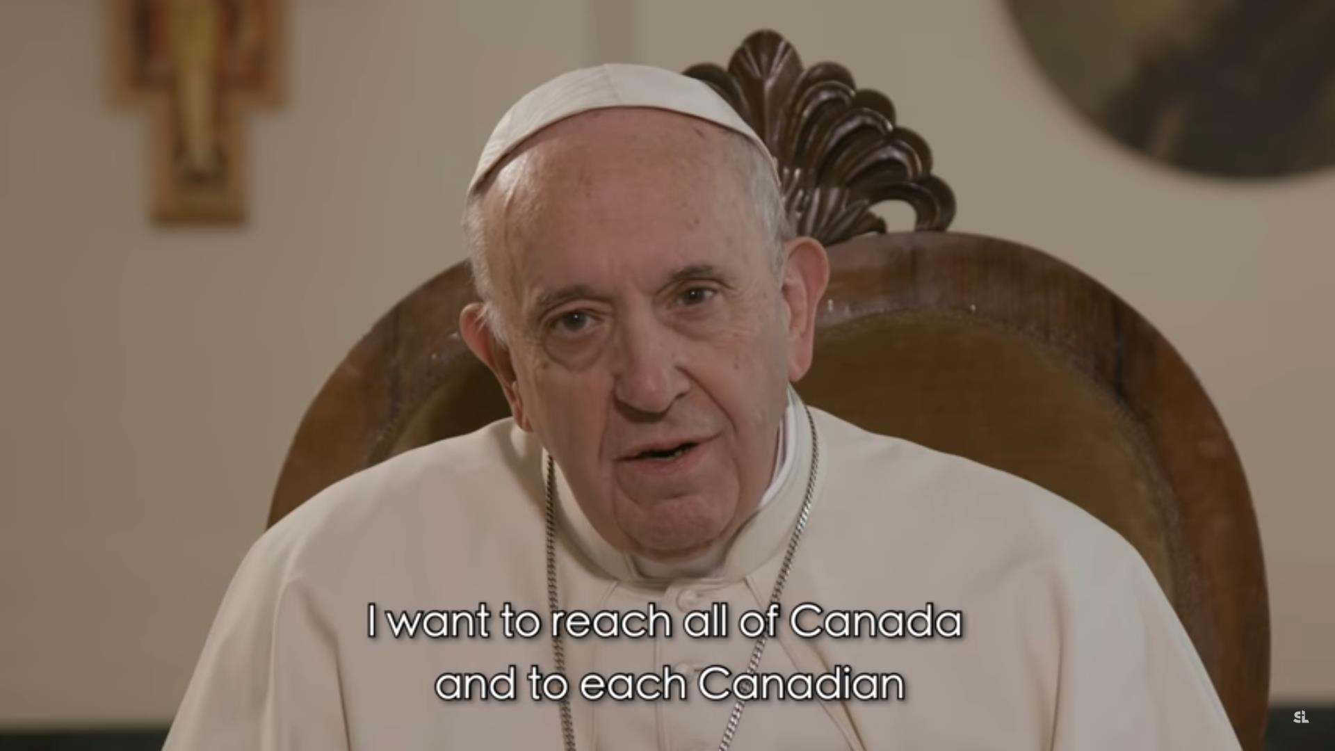 Onverenigbaar bed besluiten The Holy Father's Christmas wishes for Canada! | Salt + Light Media