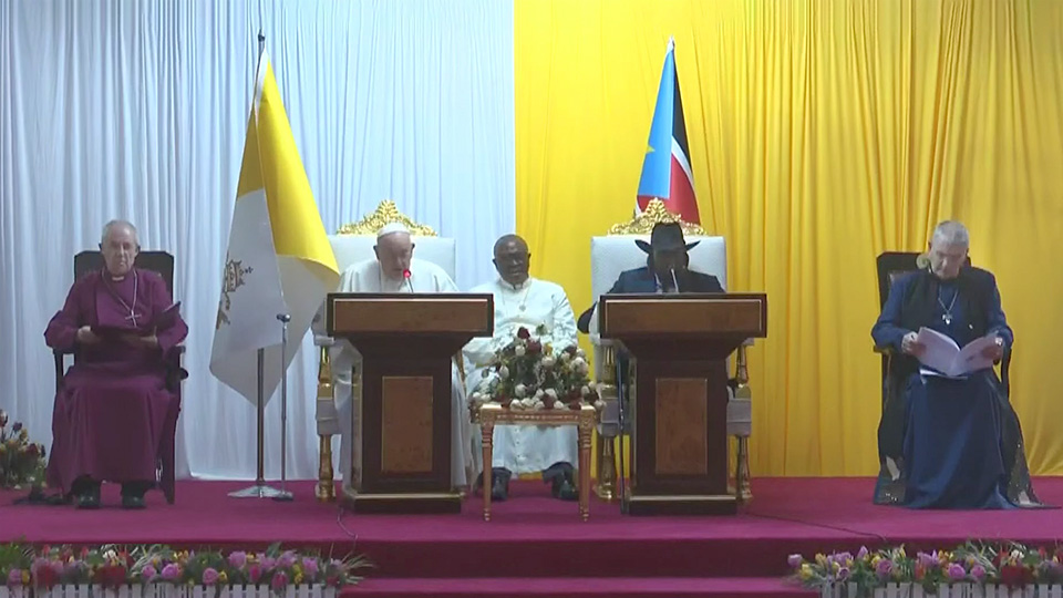 Meeting with the Authorities and Diplomatic Corps of South Sudan: Address of His Holiness