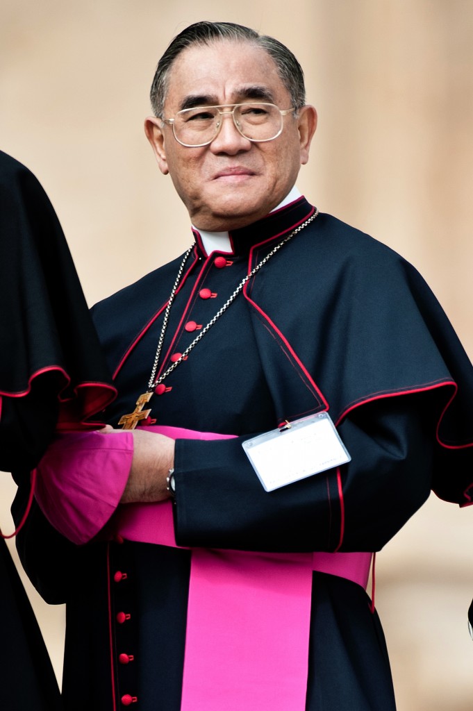 File photo of Archbishop Francis Xavier Kriengsak Kovithavanij of Bangkok, Thailand, who was one of 20 new cardinals named by Pope Francis
