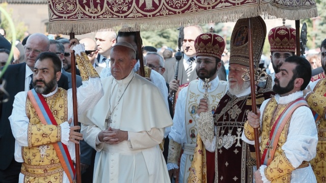 教宗和亞美尼亞宗主教簽署聯合聲明:願和平得勝