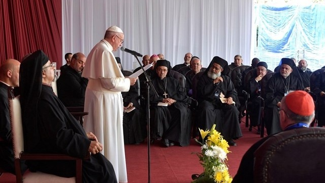 教宗會晤埃及聖職人員