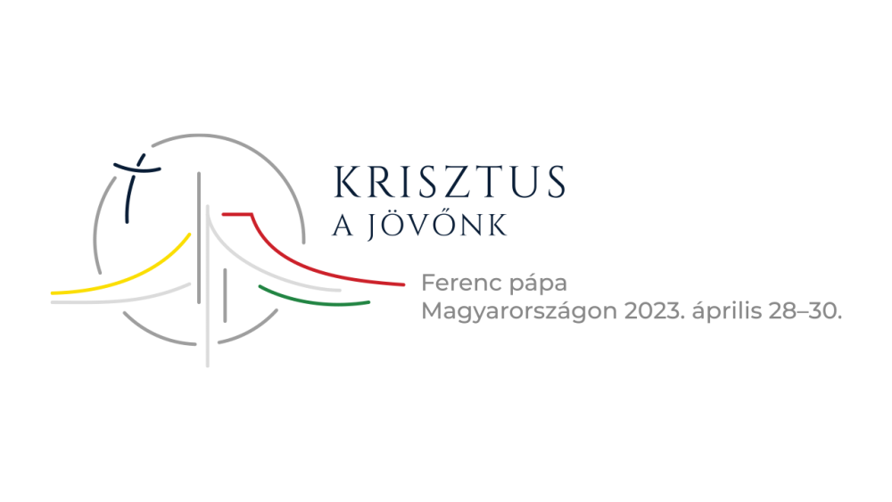 教宗訪問匈牙利的格言和徽標