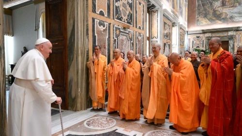 教宗接見佛教徒：宗教在增進友愛上起關鍵作用