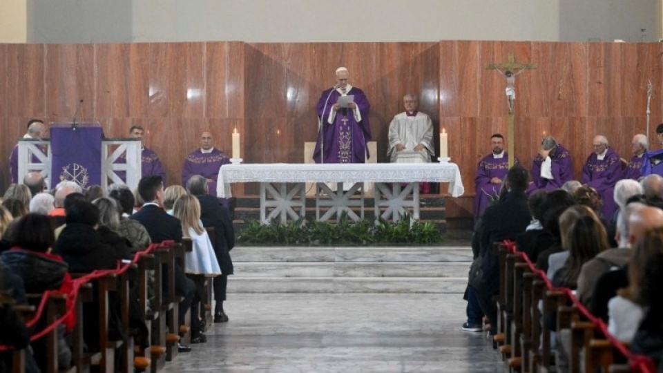 教宗良十四世牧靈訪問羅馬東郊耶穌升天堂