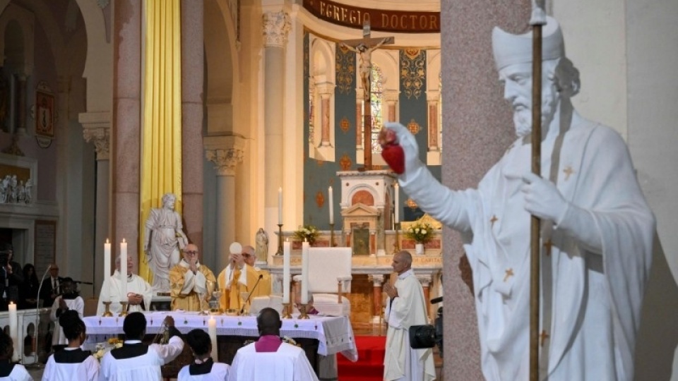 教宗良十四世於聖奧斯定大殿：「基督邀請我們徹底更新生命」